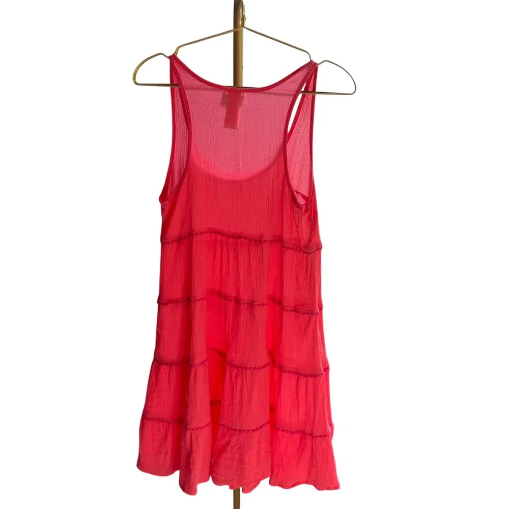Kate Spade sundress/coverup tiered with crochet detail. Size Small EUC‎